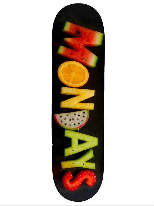 Tropical Way$ Monday Skate Deck